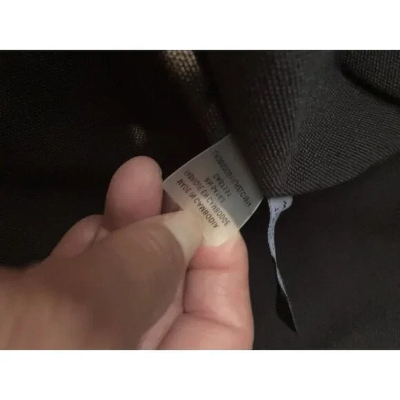 NWT Cannes Canvas Tote By Karl Lagerfeld, Beige/Black Zip Top, Cotton MSRP $98 - Picture 8 of 13